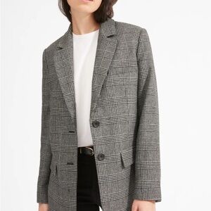 Everlane Houndstooth Blazer